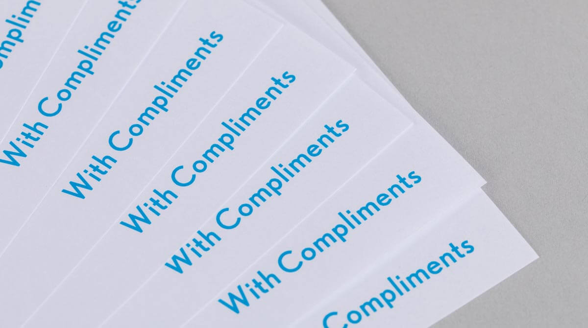 Compliment Slips